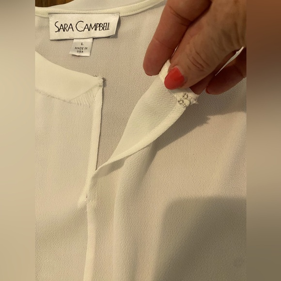 Sara Campbell blouse Cream L - Picture 8 of 8